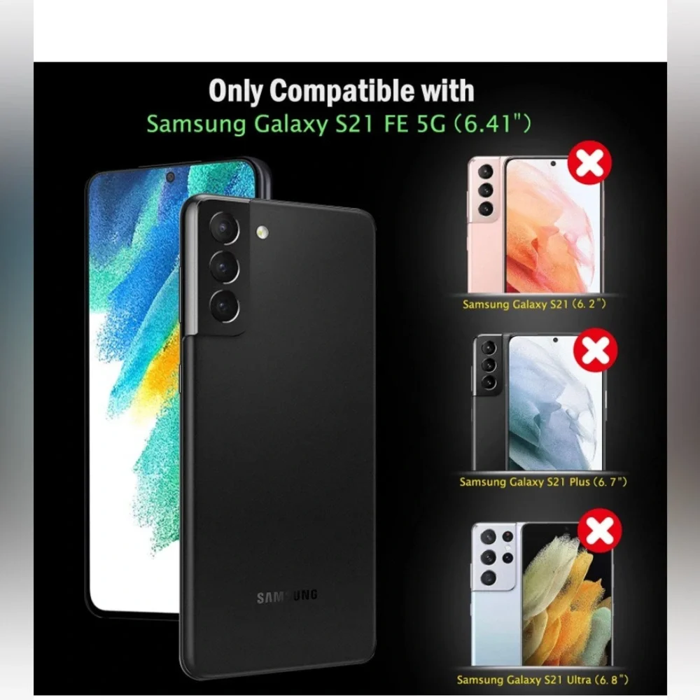 New QHOHQ Case for Samsung Galaxy S21 FE 5G
